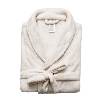 Halat de baie Kring Fluffy, 240 gsm, Crem, M